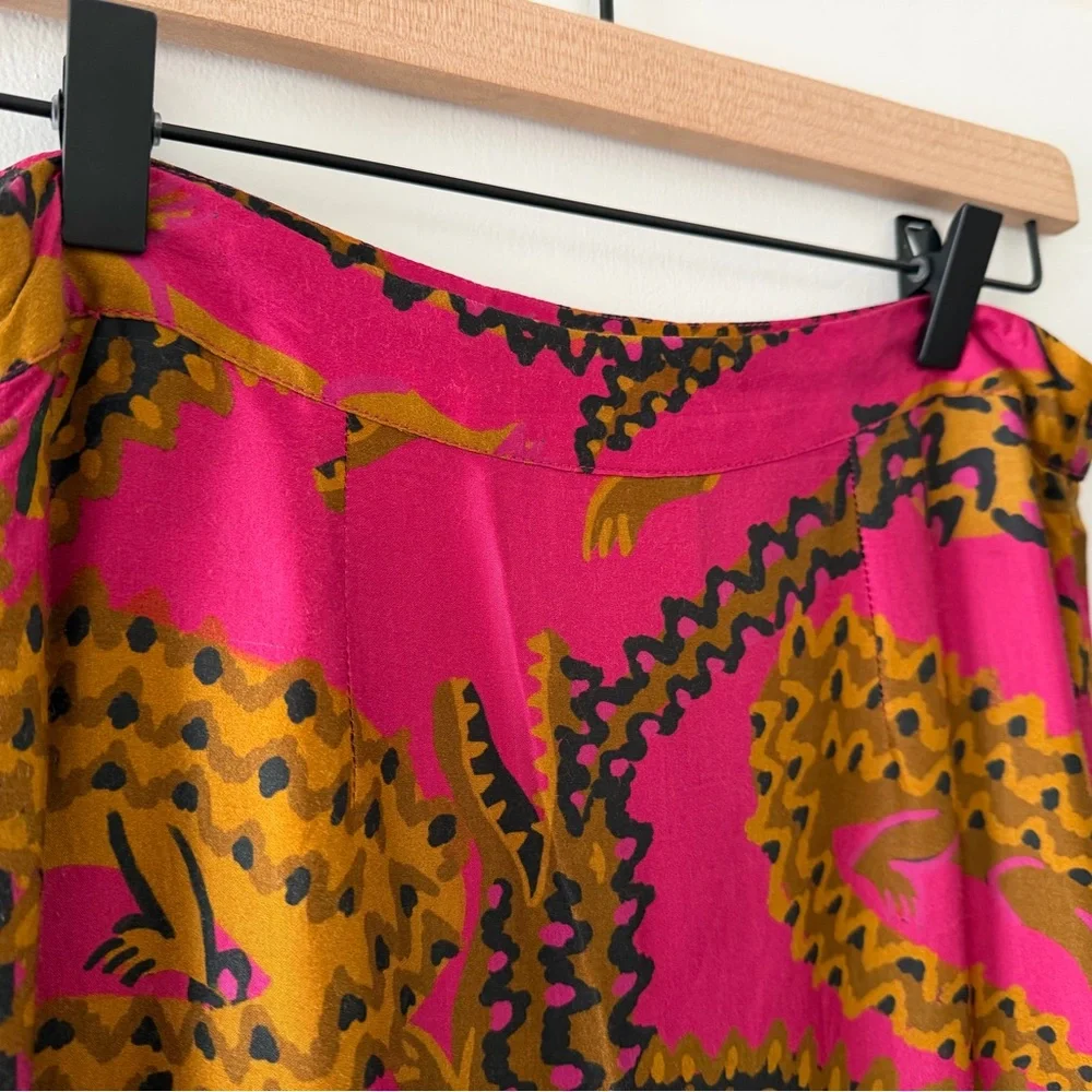 Farm Rio Pink Croco Midi Skirt - Picture 6 of 13